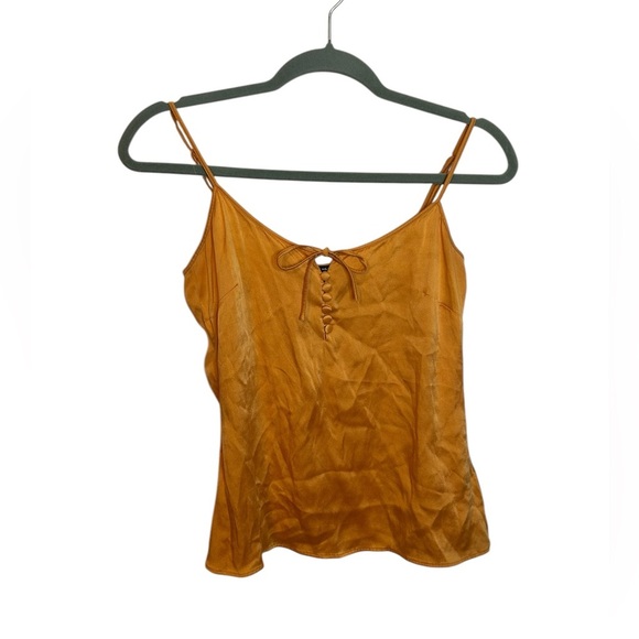 H&M Y2K Orange Silk Camisole Top - Picture 1 of 4